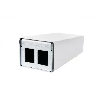 METZ CONNECT 130861-0202KE Fibre Optic Wall Outlet LC-Duplex OM4 2-Port White