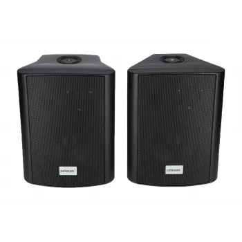 celexon 525-B Active Speaker Set 2-Way, 2 x 30 W RMS, with Wall Mounts, Black (1000003398)