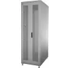 IT-BUDGET 19 inch Network Cabinet SRK - 42U - 600x600 mm - Perforated Double Doors Front and Rear - Pre-assembled - Light Grey (99ITB19SRK4266DTGNM)