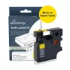 MediaRange Label Tape Cassette Compatible with Dymo 12mm x 7m Black on Yellow (MRDY45018)