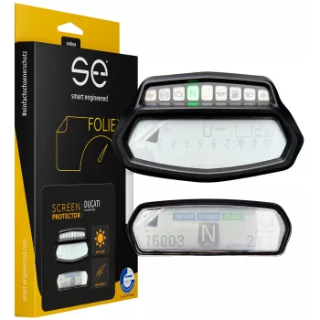 smart.engineered SE-DCP-2-0102-0033-1-M Dashboard Protective Film for Ducati Diavel (2011-2018) – Transparent – 2 Pieces