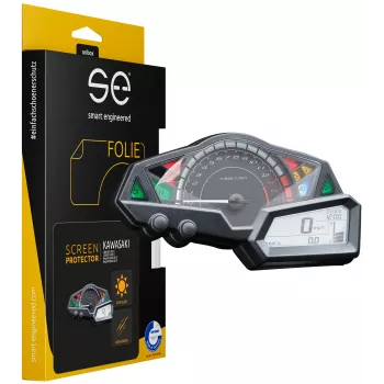 smart.engineered SE-DCP-2-0102-0065-1-M Screen Protection for Kawasaki Z300 / Z250 / Ninja250 / Ninja300 (2013-2017) - Transparent