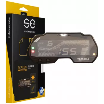 smart.engineered SE-DCP-2-0102-0075-1-M Screen Protector for Motorcycle Monochrome Displays - Transparent - 2-Pack