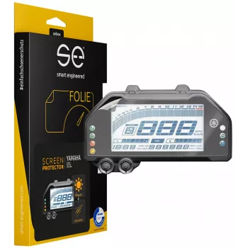 smart.engineered SE-DCP-2-0102-0076-1-M Screen Protector for Yamaha R3 (2019+), R25 (2019+), MT-03 (2020+) - Transparent