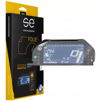smart.engineered SE-DCP-2-0102-0078-1-M Display Protection Film for Motorcycle Instrument Cluster - Transparent - 2 Pack