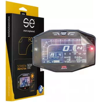 smart.engineered SE-DCP-2-0102-0094-1-M Screen Protection for Suzuki GSX-R1000 (R) 2017+ / Katana 2019+ / GSX-S1000 2021+ - Transparent