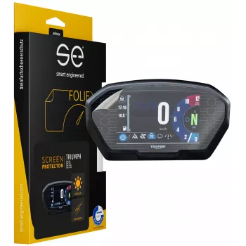 smart.engineered SE-DCP-2-0102-0112-1-M Screen Protector for TRIUMPH Tiger 800 / Tiger 1200 / Tiger 1200XC / Tiger 1200CR - Transparent - Monochrome