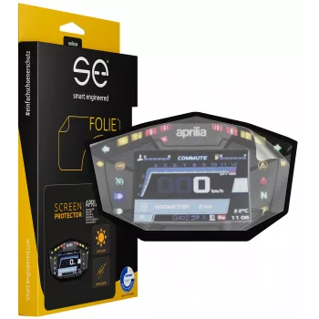 smart.engineered SE-DCP-2-0102-0117-1-M Motorcycle Screen Protector Transparent Clear 2-Pack