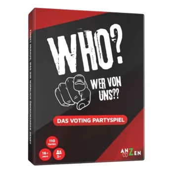 Anzen WHO? - Which of Us? Party Card Game