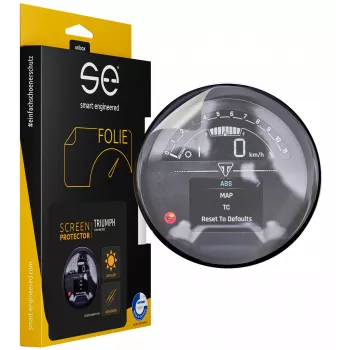 smart.engineered SE-DCP-2-0102-0171-1-M Screen Protector for Triumph Trident 660 (2021+) - Transparent