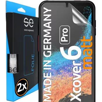 smart.engineered se 3D Screen Protector Samsung Galaxy XCover 6 Pro Anti-Reflection 2-Pack