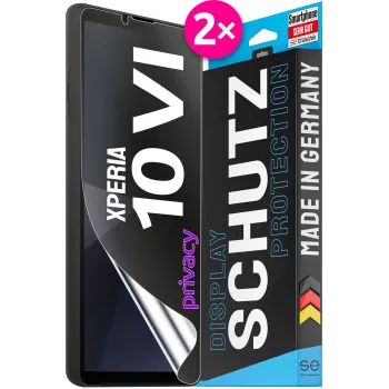 smart.engineered se 3D Privacy Screen Protector for Sony Xperia 10 VI, 2 Pieces (SE0-F0112-0514-24-M)