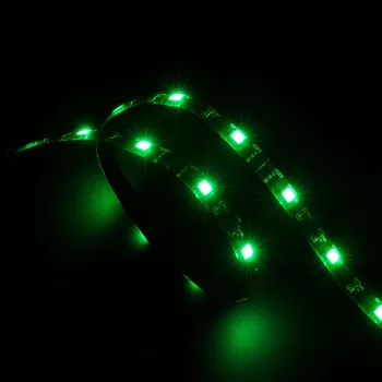 Akasa Vegas AK-LD02-05GN Green LED Strip for PC Case - 50cm, 30 LEDs, SMD 5050, 12V DC, Molex