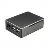 Akasa A-RA02-M1B Raspberry Pi Case - Aluminium - Fanless Passive Cooling - Black