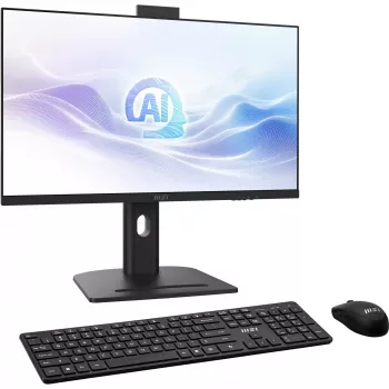 MSI Modern AM273QP AI 1UMG-409AT 27 inch All-in-One PC with Monitor, Core i5-125H, 16 GB RAM, 512 GB SSD, Windows 11 Home, Black