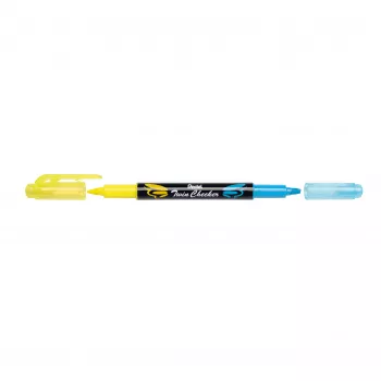 Pentel Twin Checker SLW8-GS Highlighter Set, mixed colours, 8 pieces