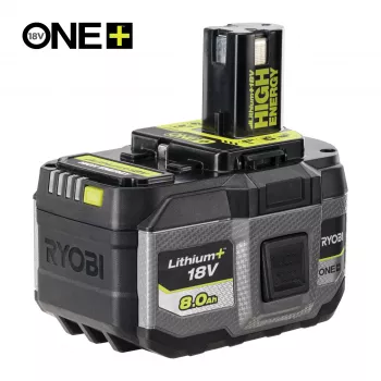 RYOBI ONE+ 18V 8.0 Ah HIGH ENERGY Lithium-Ion Battery RB1880T