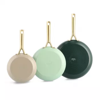 GreenPan Shades Frying Pan Set 3-Piece, 20+24+28cm Natural