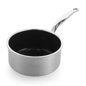 GreenPan Premiere Saucepan with Lid, 16 cm, Stainless Steel
