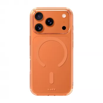 LAUT Crystal Fluro Case for iPhone 17 Pro Max, Clear Bronze, MagSafe-compatible