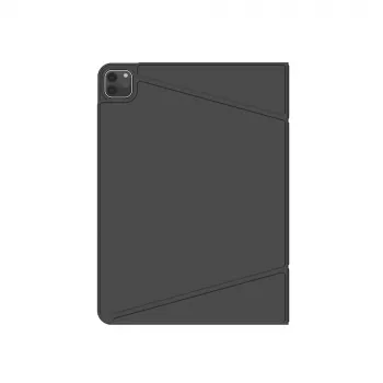 AMAZINGTHING Matte Pro Mag Folio Case with Stand for iPad Air 13 M2/M3/M4 (2024/2025/2026) - Black
