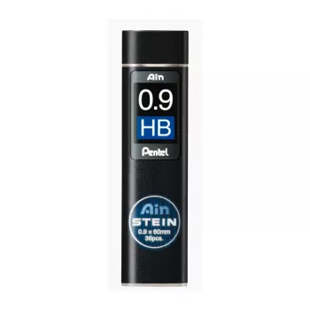 Pentel C279-HBO Lead Refills 0.9 mm HB, Black, 36 Pieces
