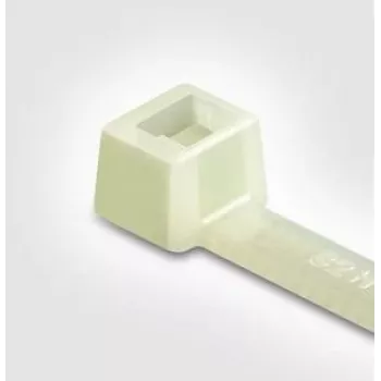 HellermannTyton T120L Standard Cable Ties, Polyamide 6.6, Natural, 760 mm Length, 7.6 mm Width, 100 Pieces