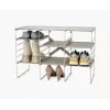 Joseph Joseph Level Plus Large Adjustable Ecru Shoe Rack