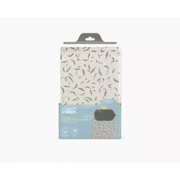 Joseph Joseph Glide Compact Ironing Board Cover for Ironing Boards 110 x 33 cm, 100% Cotton Top Layer with Soft Padding, Ecru (50048)