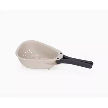 Joseph Joseph Droplet Mini White Colander with Folding Handle