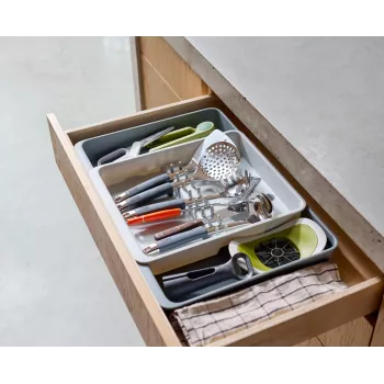 Joseph Joseph DrawerStore Expandable Cutlery Drawer Organiser Grey 8500017