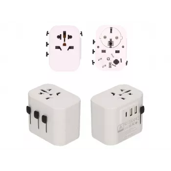 2-Power Power Supply - 15 Watt - 3 A - 3 Output Ports (2 x USB, 24 Pin USB-C)