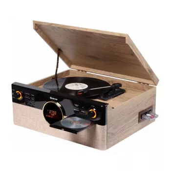 Denver MRD-180 Retro Music Centre Wood DAB+/FM CD Cassette Bluetooth