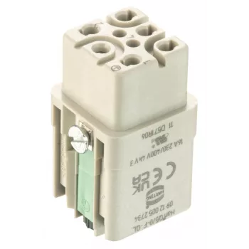 Harting Han Q Female Insert 5+PE Quick Lock 1.5mm²