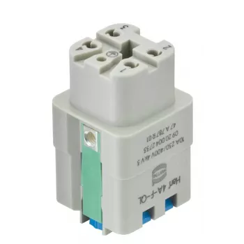 Harting Han A® Female Insert 4 Contacts Quick Lock 09200042733