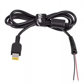 Akyga AK-SC-10 Slim Tip DC Power Cable for Laptop Charger, 1.2m, Black
