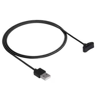 Akyga AK-SW-39 Magnetic Charging Cable for Ticwatch Pro 3 GPS / E3, USB-A, 1 m, Black