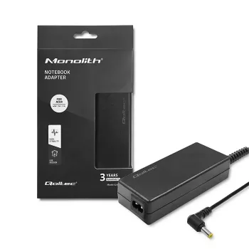 Qoltec 40W Laptop Power Supply for Acer, 19V 2.1A, 5.5x1.7mm Plug + Power Cable