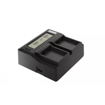 Newell Dual-Channel LCD Charger for Canon LP-E6 Batteries