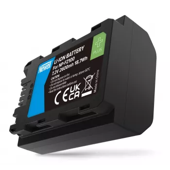 Newell Plus Replacement Battery NP-FZ100 for Sony Cameras, 2280mAh, 7.2V, Li-Ion, Black