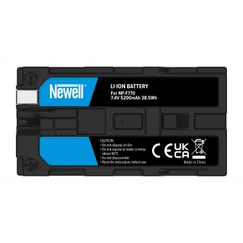Newell Replacement Battery NP-F770 for Sony Camcorders, 4400mAh, 7.4V Li-Ion