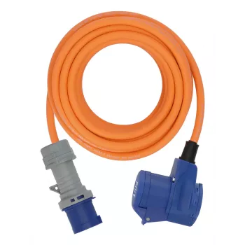 Brennenstuhl 1167650310 extension cable, 10m, CEE plug / angled coupling, H07RN-F 3G 2.5 mm², blue