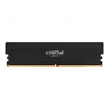 Crucial Pro Overclocking Gaming 16GB DDR5-6400 CL38 UDIMM Memory Module, Black, OEM Tray