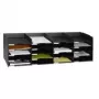 PAPERFLOW Sorting Station Black with 20 Compartments