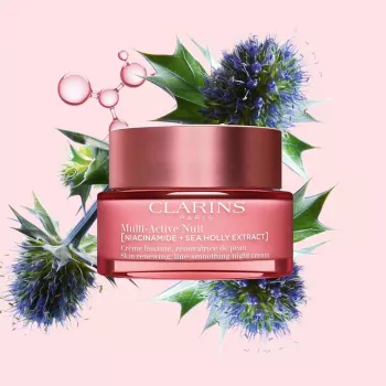CLARINS MULTI-ACTIVE NIGHT CREAM Skin-Renewing and Smoothing Night Cream for All Skin Types 50 ml