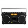 WeAreRewind Curtis Portable Cassette Player with Bluetooth, Black