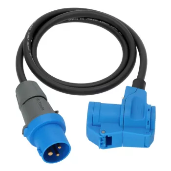 Brennenstuhl CEE Adapter Cable 230V 16A 1.5m H07RN-F 3G2.5 Black