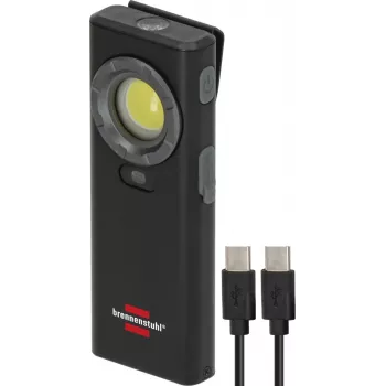 Brennenstuhl HL 1200 AS rechargeable LED handheld light, 1200 lm, IP56