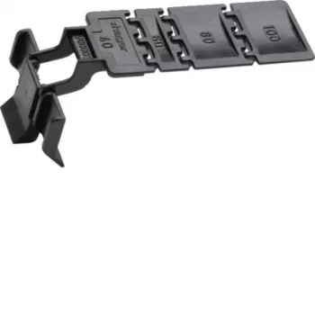 HAGER BA7CLIP Mounting Clip for Cable Trunking System, ABS/Polycarbonate, White