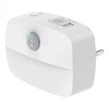 ANSMANN NL30 AC 1.5W LED Night Light with Twilight Sensor, White